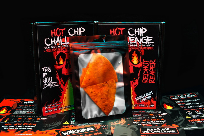 UK One Chip Challenge - Carolina Reaper - Ghost Pepper